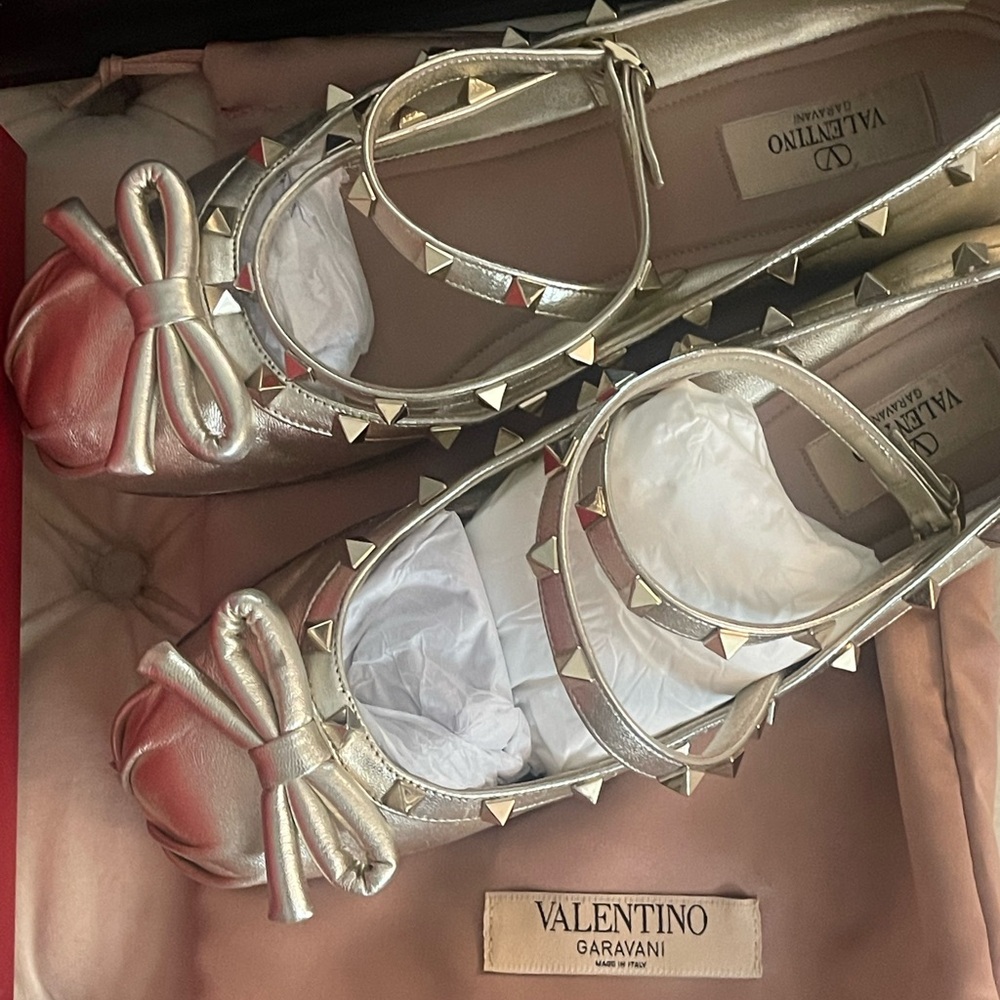Valentino Golden Ballet 'Nutcracker' Leather 2024 Receipt Box bag & Auth. Cards